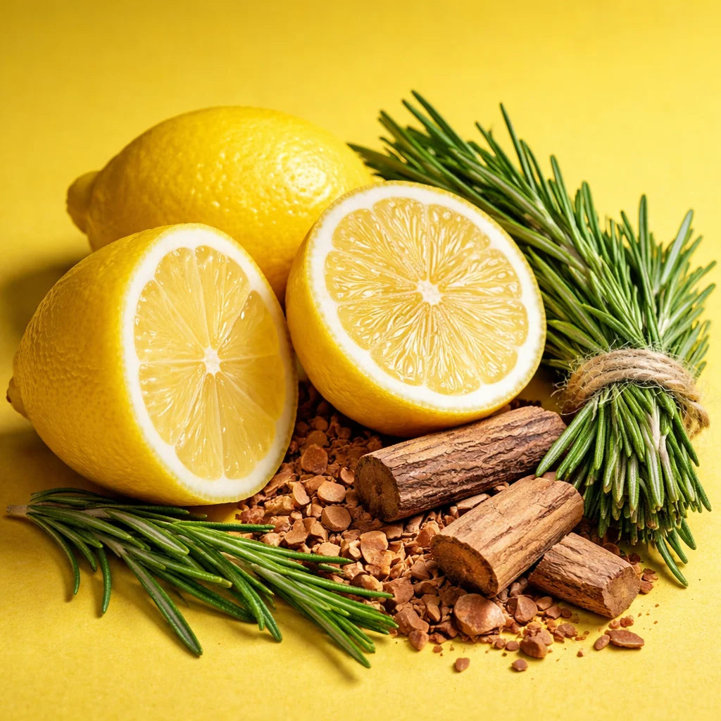 Lemon, Rosemary , Sandalwood