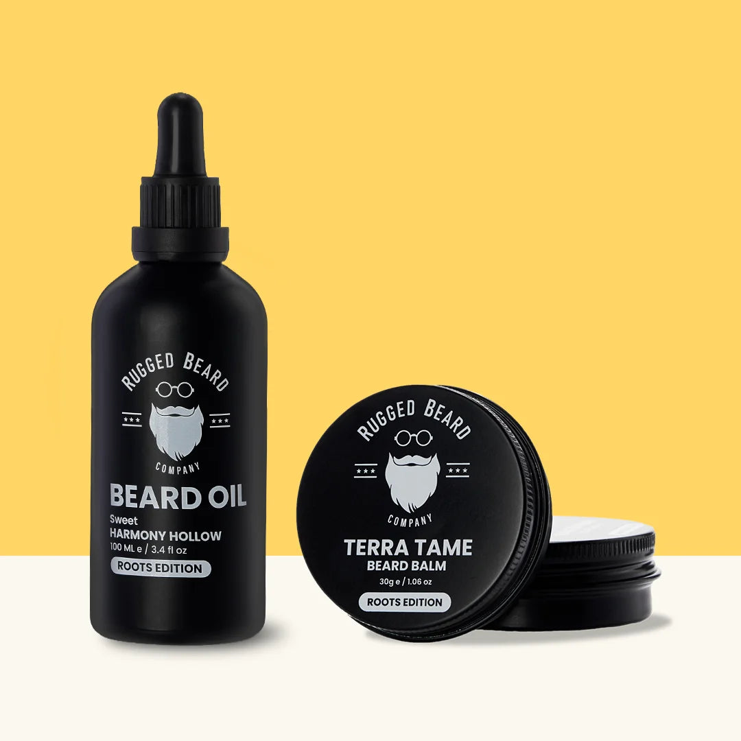 1x Sweet Orange & Clary Sage Beard oil 1x Cedarwood beard balm