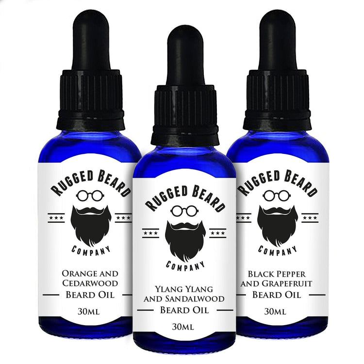 30ml Beard Oil - 100% Natural - Soften, Tame, Stop Itching - The Rugged Beard Company