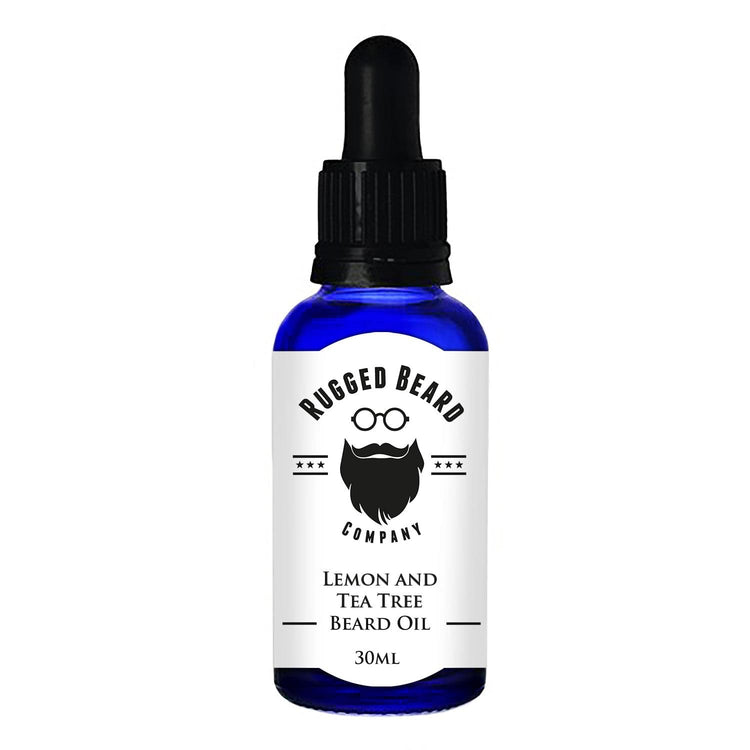 Lemon and Tea Tree Beard Conditioning Oil - The Rugged Beard Company