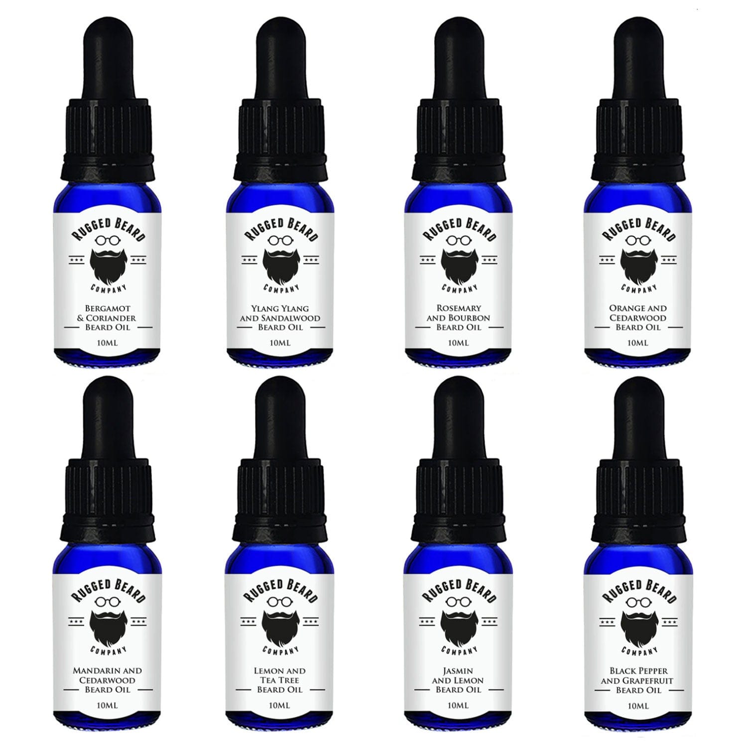 10ml Beard Oil - 100% Natural - Soften, Tame, Stop Itching - The Rugged Beard Company